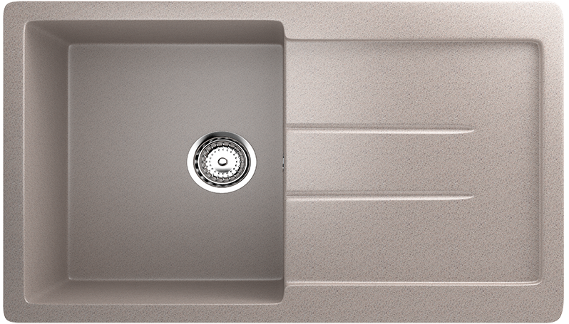 Кухонная мойка Ulgran U507 (Черный,Белый,бежевый,коричневый,серый,песочный) - imagine 2