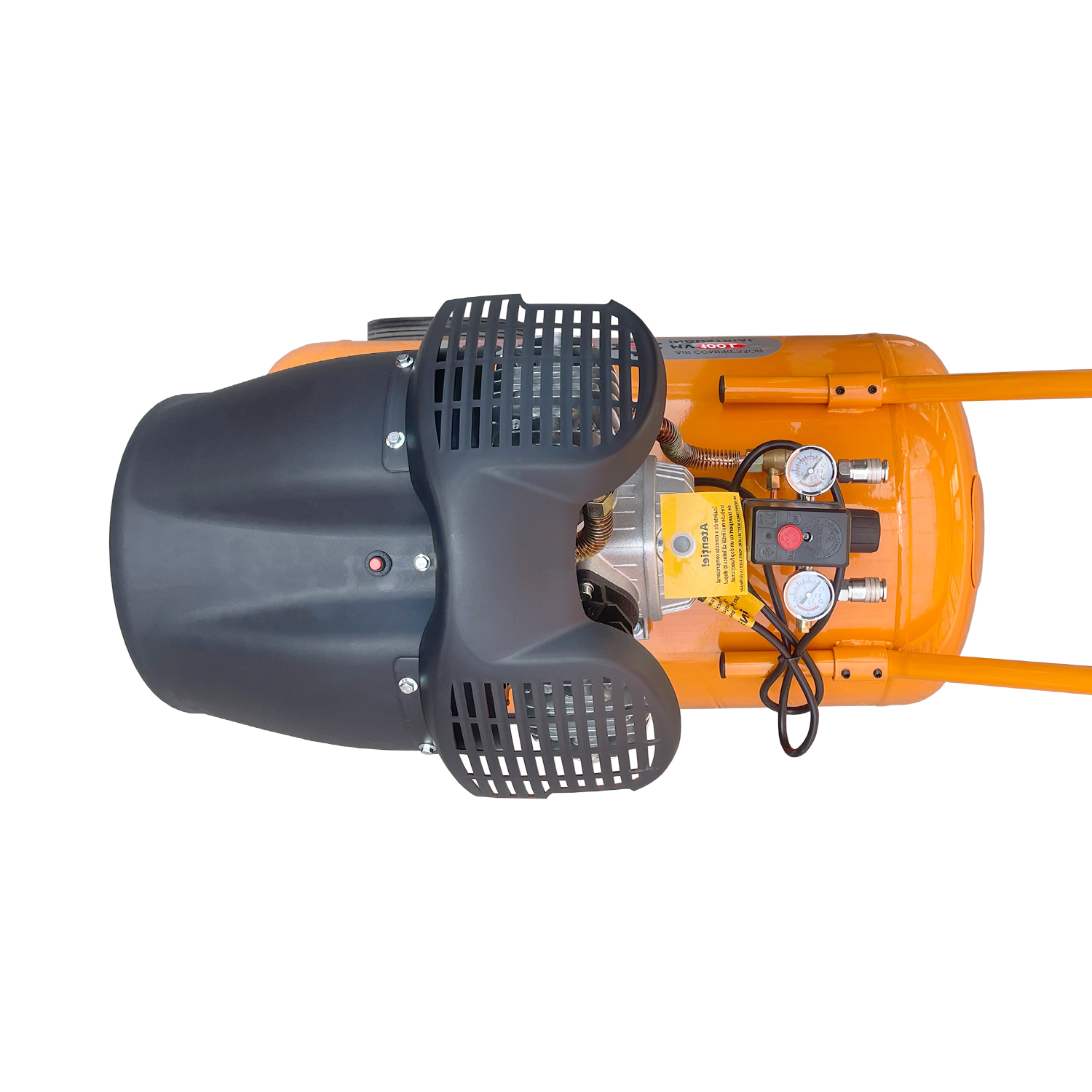 Compresor de aer TechnoWorker MV 100L 2200W - imagine 3