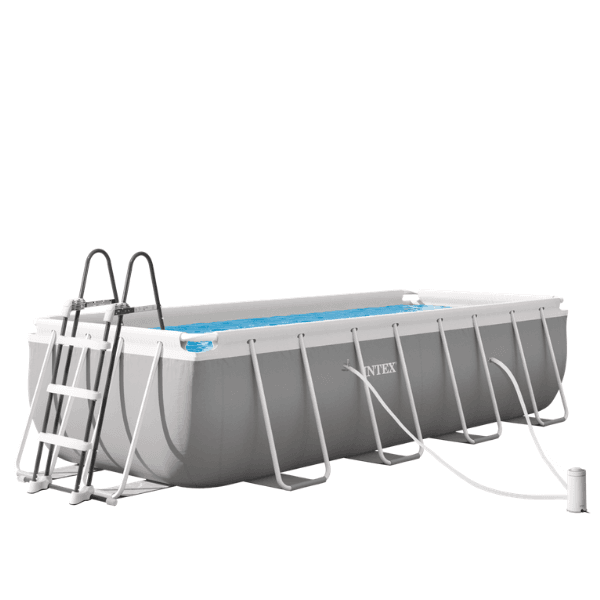 INTEX Piscină PRISM FRAME RECTANGULAR 488x244x107cm, 10874L, cadru metalic, cu pompă de filtrare - imagine 8
