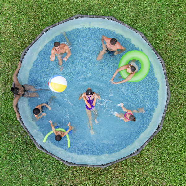 Bestway Piscină STEEL PRO MAX Round 366х100 cm, 9150 L, cadru metalic - imagine 9