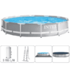 INTEX Piscină PRISM FRAME PREMIUM 457×107сm, 14614L, cadru metalic, cu pompă de filtrare