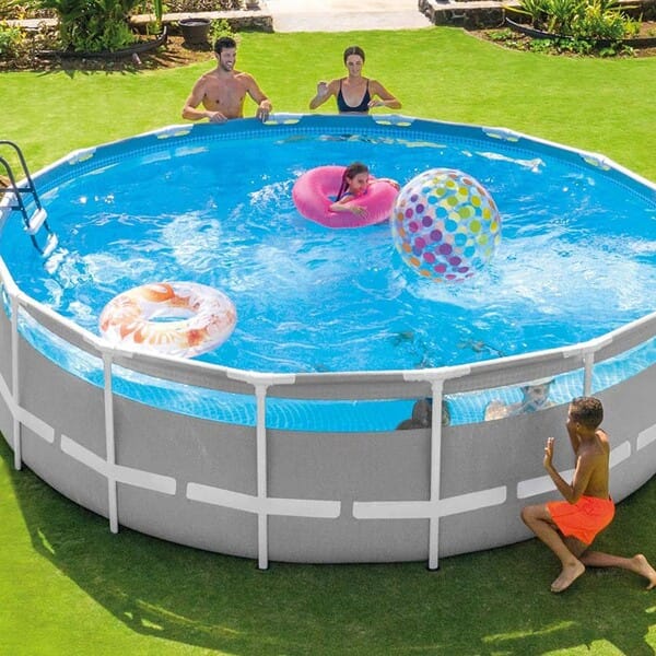 INTEX Piscină PRISM FRAME CLEARVIEW 427x107cm, 12706L, cadru metalic, cu pompă de filtrare - imagine 10