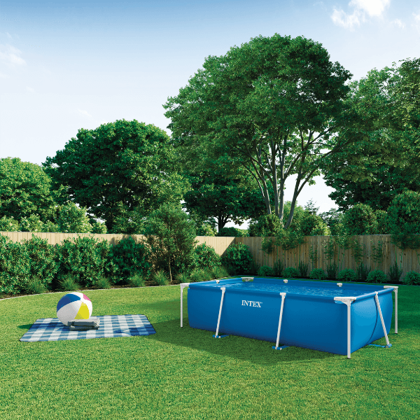 INTEX Piscină RECTANGULAR FRAME 300x200x75cm, 3834L, cadru metalic - imagine 3