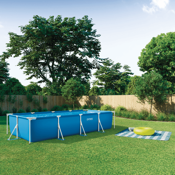 INTEX Piscină RECTANGULAR FRAME 450x220x84cm, 7127L, cadru metalic - imagine 3