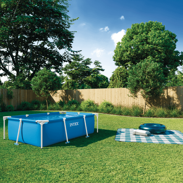 INTEX Piscină RECTANGULAR FRAME 260x160x65cm, 2282L, cadru metalic - imagine 3