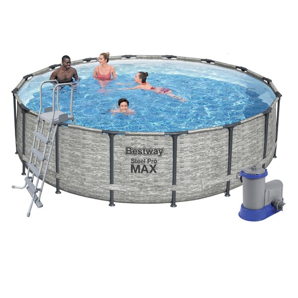 Bestway Piscină STEEL PRO MAX Round 488х122 cm, 19480 L, cadru metalic - imagine 5