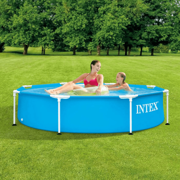 INTEX Piscină METAL FRAME 244x51cm, 1828L, cadru metalic - imagine 2